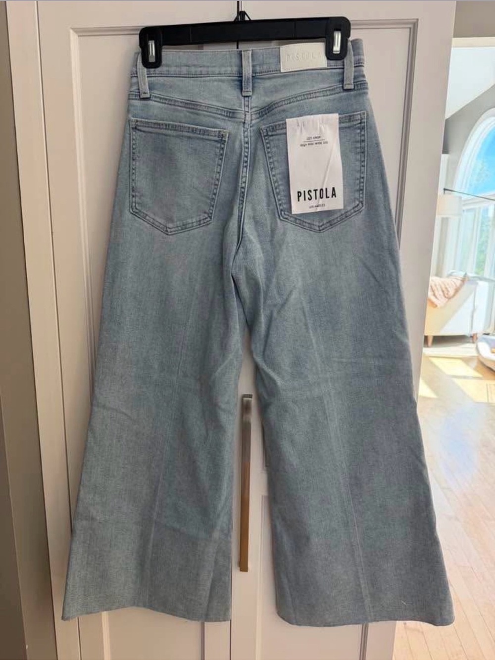 Pistola Izzy Crop Wide Leg Jeans. Smoke Free Home. - Picture 2 of 2